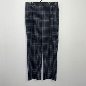 Men's Black Checkered Pants